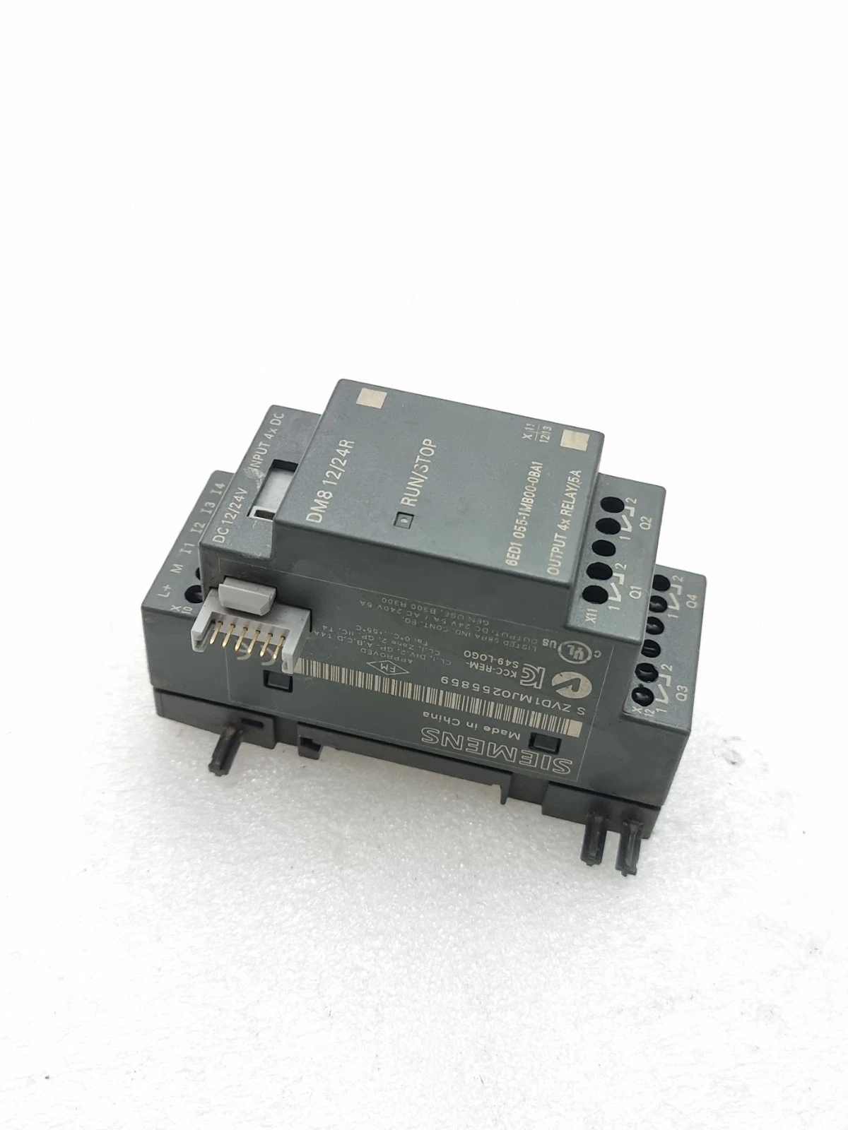 Used Working Siemens DM8 12/24R 6ED1055-1MB00-0BA1 Logo Module 6ed10551mb000ba1